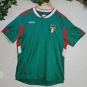 MITRE Mexico Men's Green Futbol Soccer Football M